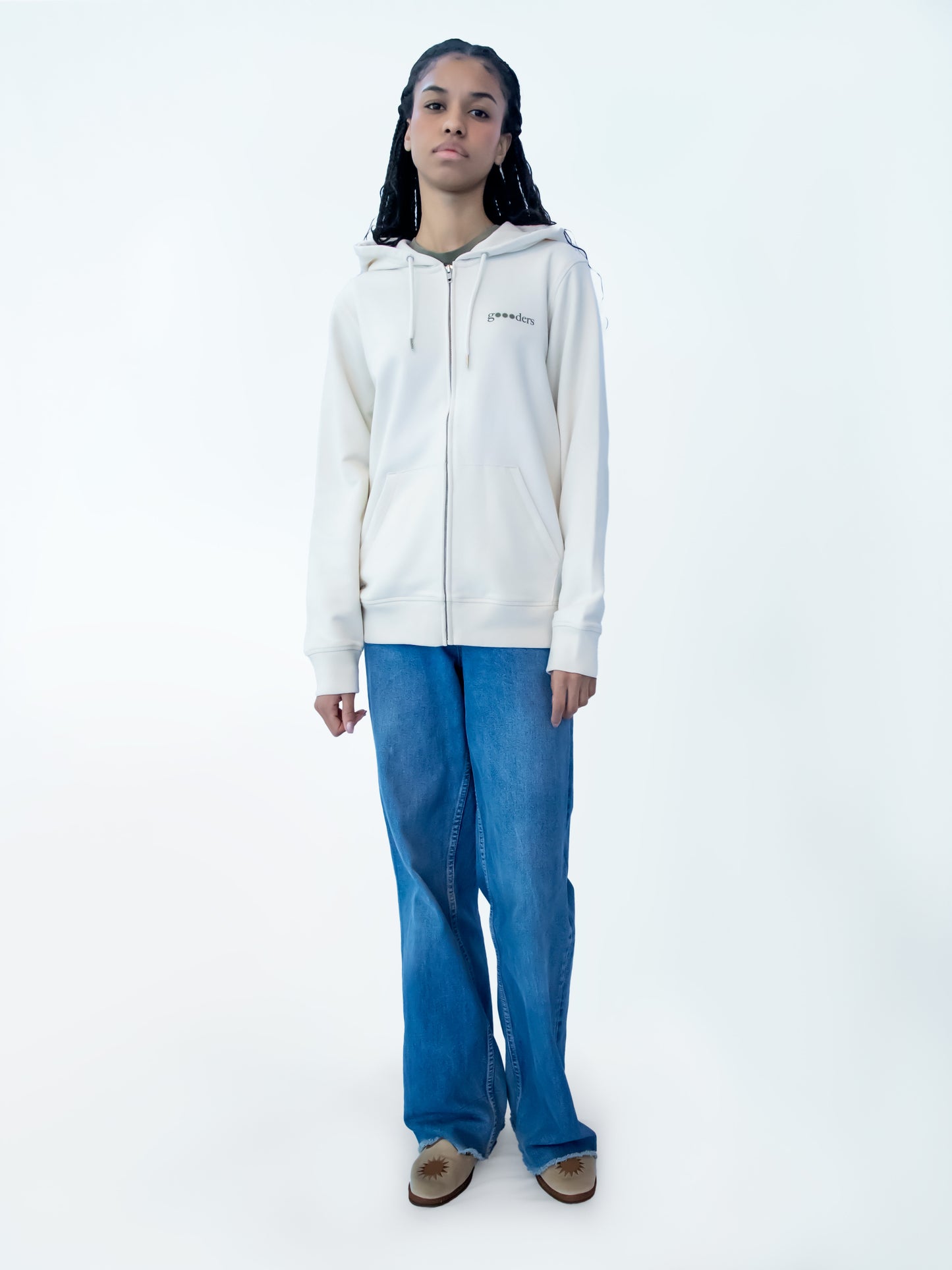 "gOOOders logo" Zip-Thru Hoodie