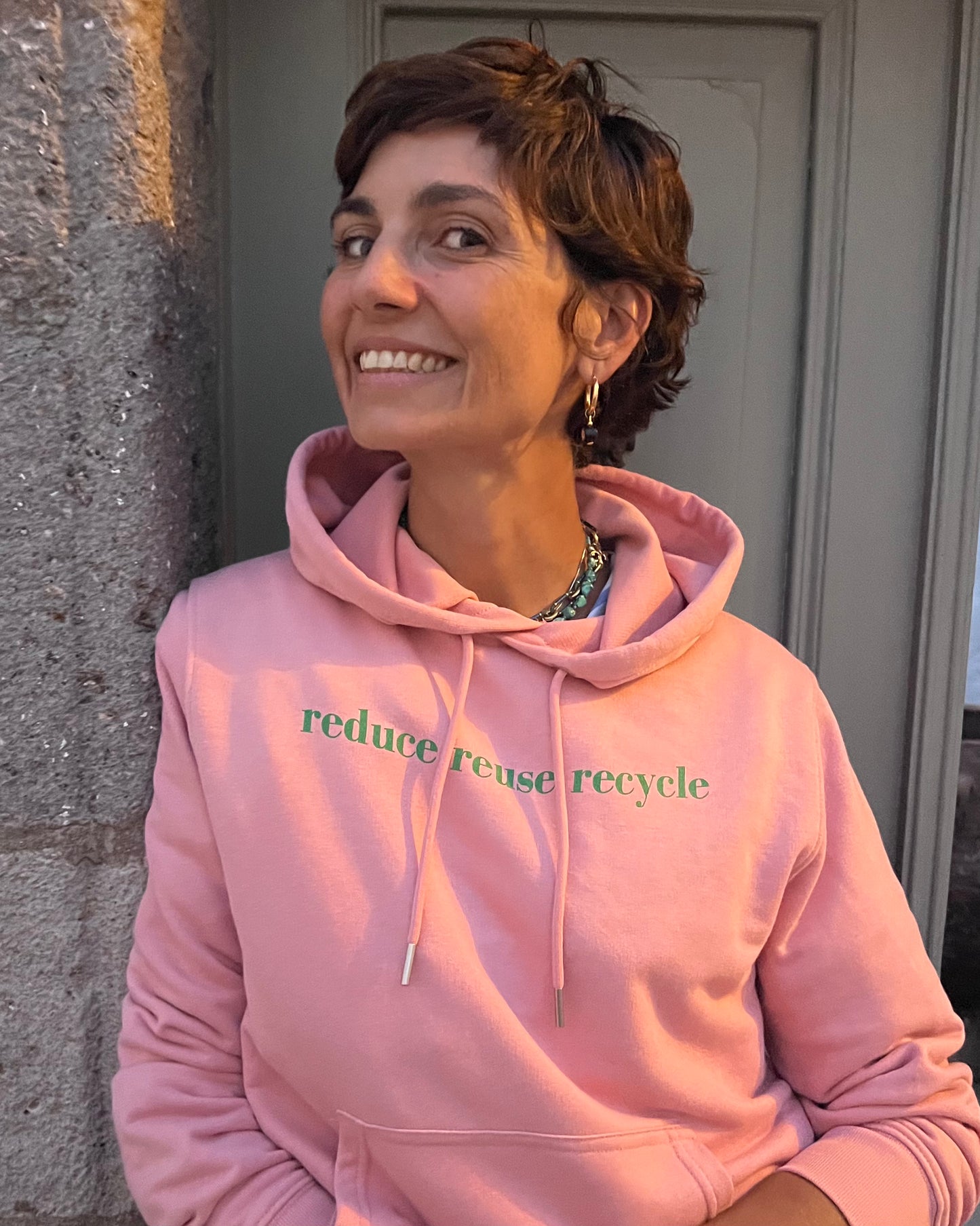 Reduce Reuse Recycle Medium Fit Hoodie