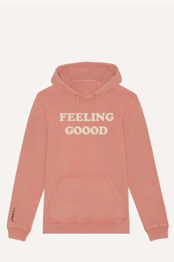 Feeling Goood Organic Cotton Hoodie - Pink