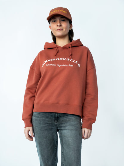 "gOOOd Girls Club" Cropped Hoodie