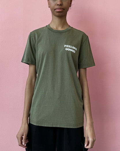 Feeling Goood Organic Cotton T-Shirt - khaki