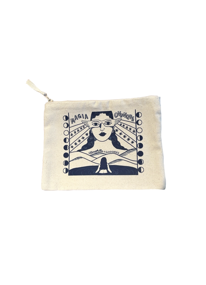 organic cotton pouch and tarot deck by Clorophilla