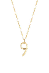 Wonther Number 9 Necklace