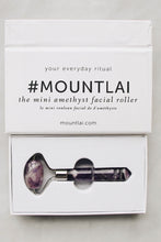 Load image into Gallery viewer, De-Puffing Amethyst Mini Facial Roller
