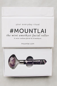 De-Puffing Amethyst Mini Facial Roller