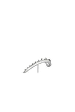 Load image into Gallery viewer, Unisex silver stud single earring Bunaken | Sterling Silver - White Rhodium
