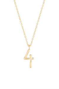 Wonther Number 4 Necklace