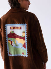Load image into Gallery viewer, Vintage Sueded Jacket w/ Iceland Stamp
