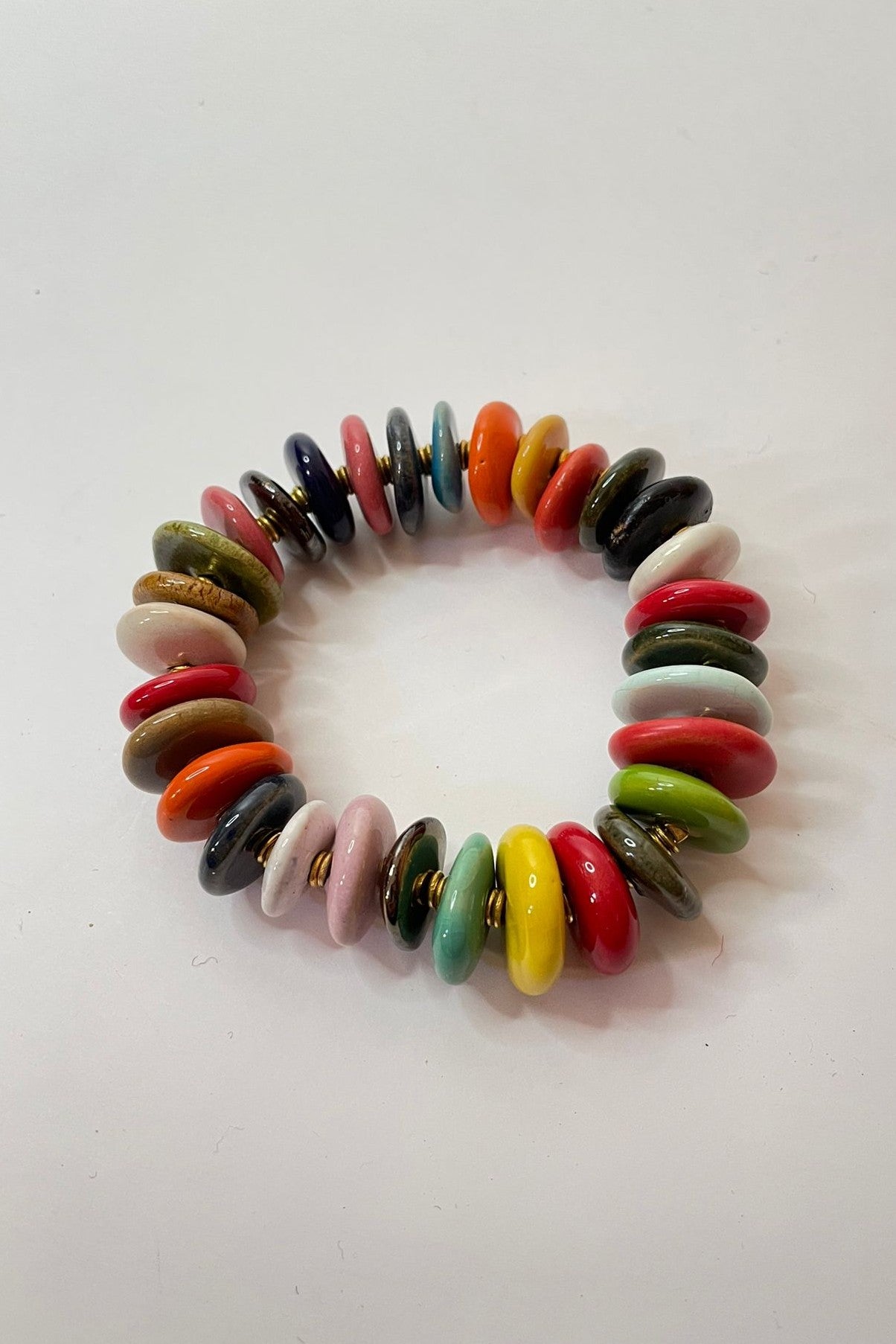 Ceramic bead deals bracelet