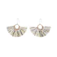 Load image into Gallery viewer, Natural Cotton Fringing Earrings - Medium
