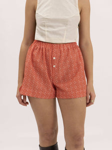 Rocky Boxer Red Majolica Cotton