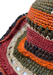 Made For Woman Hat in Rafia Multicolor