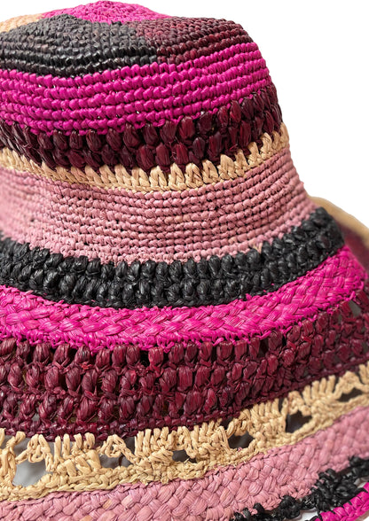 Made For Woman Hat in Rafia Multicolor
