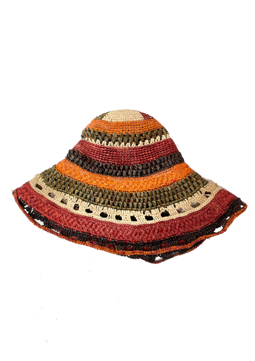 Made For Woman Hat in Rafia Multicolor