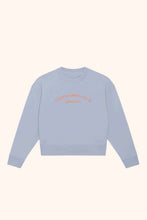 Load image into Gallery viewer, Goood Girls Club Cropster Sweatshirt  - Light Blue
