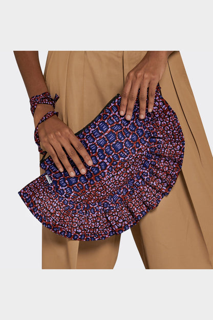 Ruffled Clutch Bobodouman